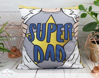SuperDad cushion cover DIY or ready sewn --- choose yourself