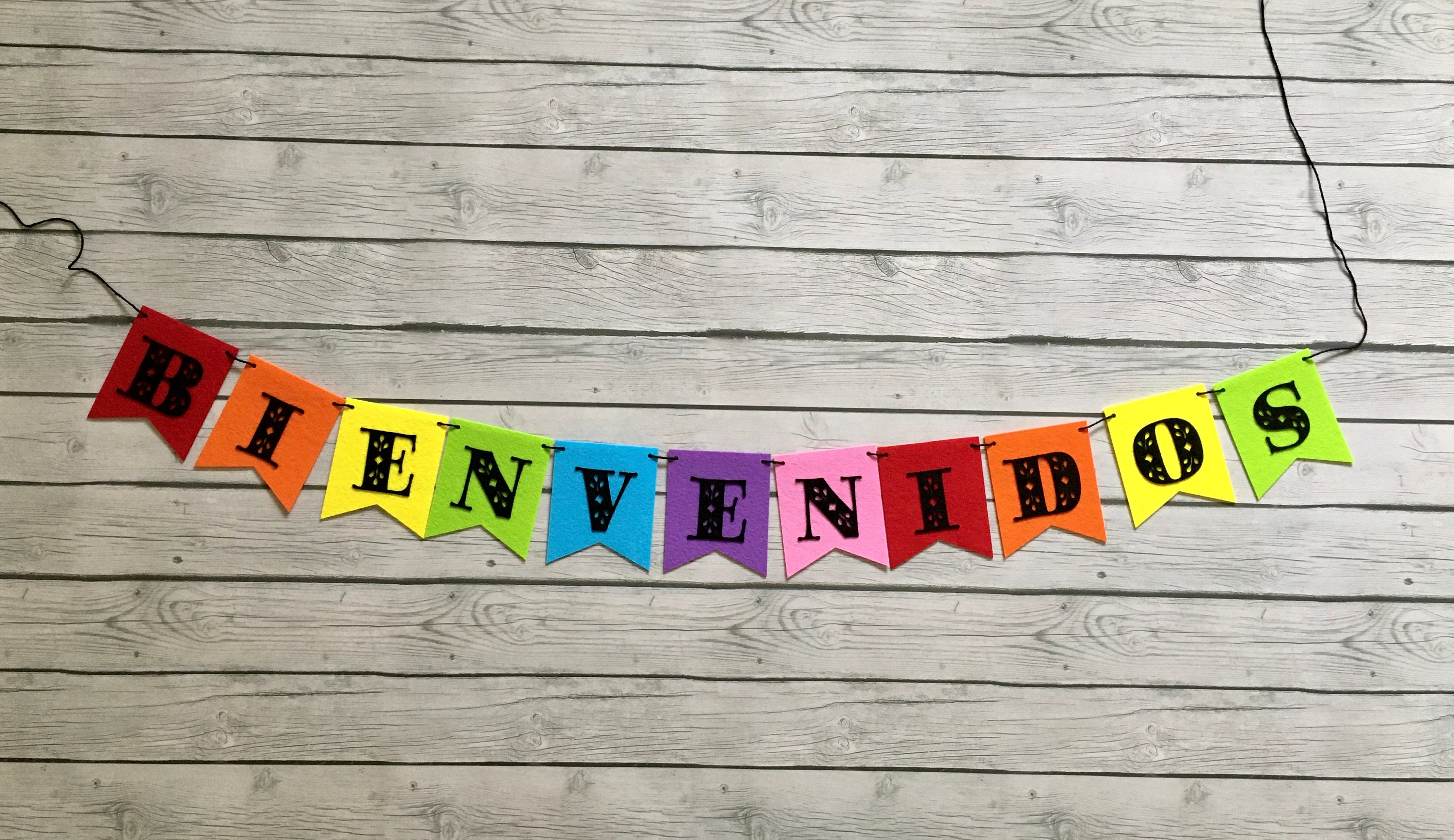 Bienvenid@s Zarape Banner for Spanish Classroom