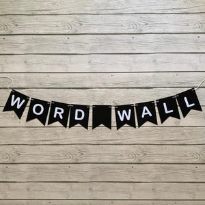Composition Notebook Theme Word Wall, Word Wall Banner, Classroom Banner, Teacher Banner, Word Wall Classroom, Teacher Word Wall