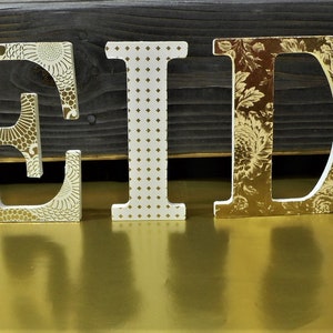 Letras de Eid, decoraciones de Eid, decoración de Eid, Eid Mubarak, letras de Eid de pie, letras de Eid de pie, letras de pie, regalo de Eid
