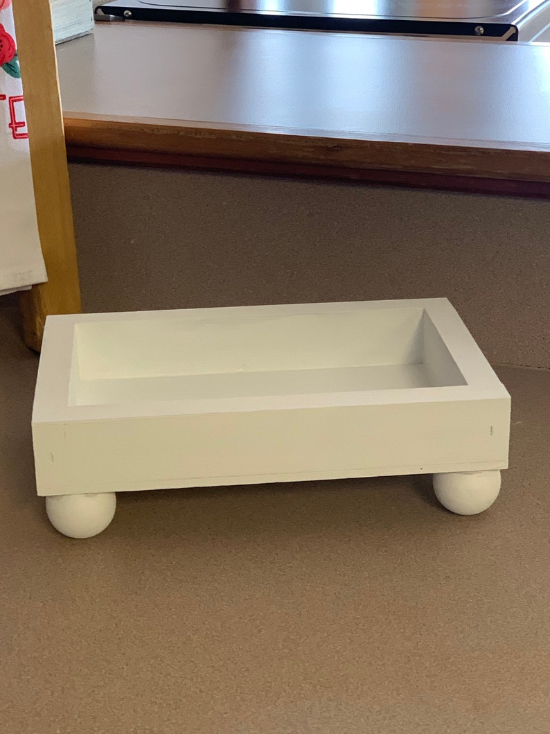 Farmhouse sink caddy Sink tray Soap and lotion tray Wood Etsy