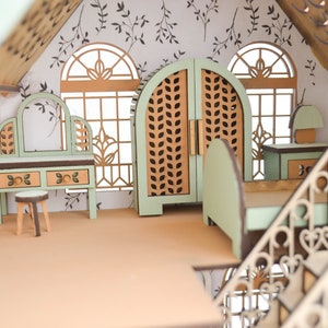 Puppenhaus Möbel Miniaturen Bundle Maßstab 1:24 Sofortiger Download für SVG-Dateien Miniaturen Dekor DIY Projekte Mädchen Geschenke Bild 10