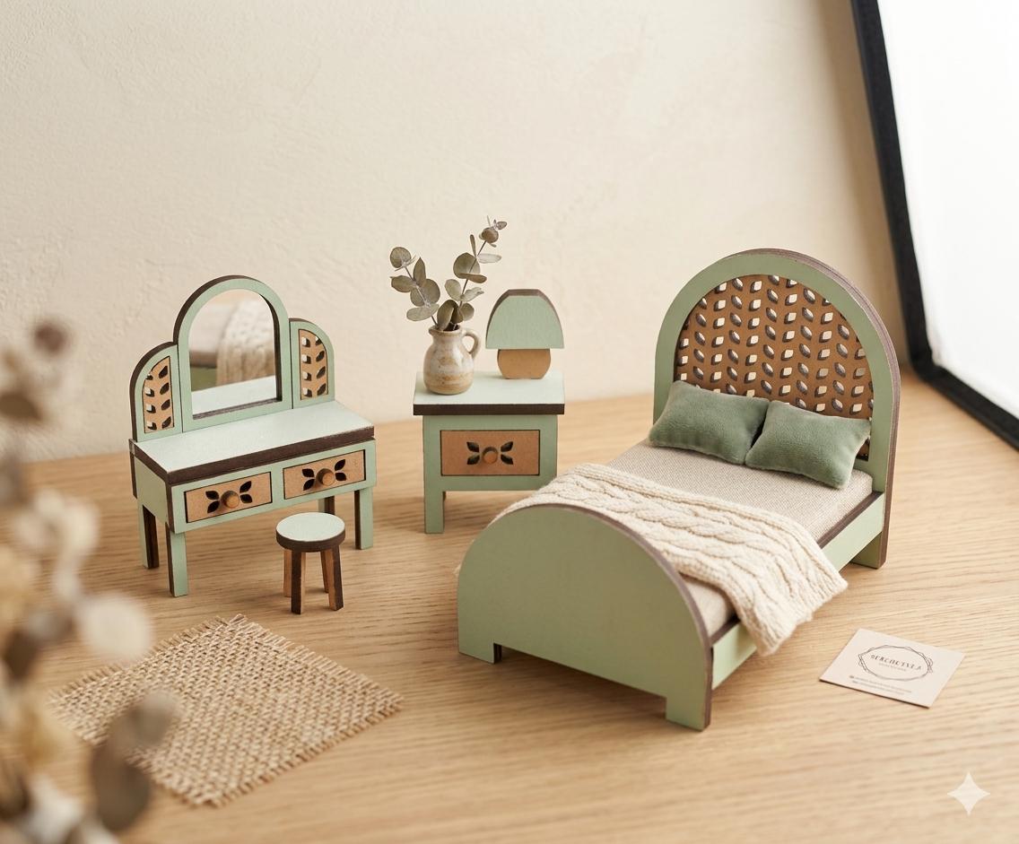 Mini accessoire de maison de poupée Dollhouse Shower Room, 1:12 Wood Mini accessoire de maison de poupée Dollhouse Shower Room, 1:12 Wood