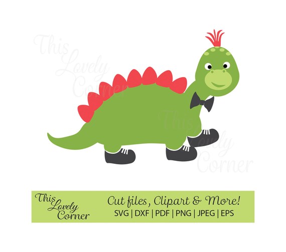Dinosaur Cute Fun Download And Cut Svg Dxf Eps Digital Cut Etsy