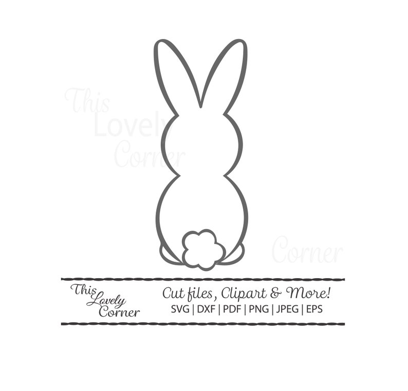 Free Free Easter Bunny Outline Svg 105 SVG PNG EPS DXF File