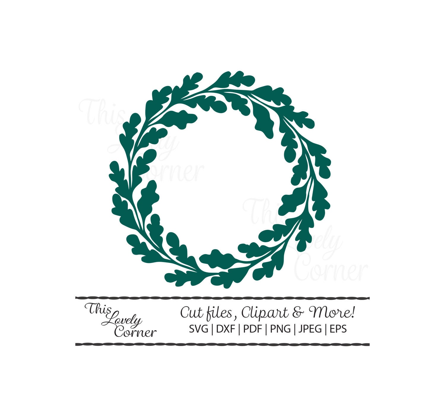 Download Wreath Svg Farmhouse Wreath Cricut Cut File Silhouette Etsy