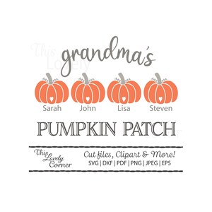 Download Grandma S Little Pumpkin Svg Cut File T Shirt Gifts Etsy