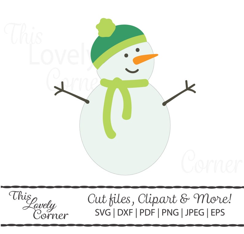 Snowman SVG Cricut Cut file Simple outdoor rustic DXF | Etsy