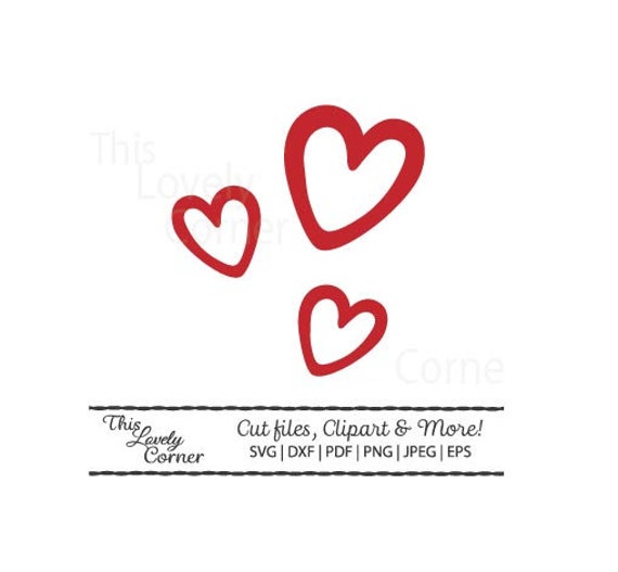 Love Heart Valentines Day SVG file instant download svg png jpg file for cricut silhouette brother vinyl cutting machines printable download