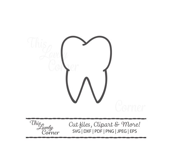 Download Tooth Dental Svg Cute Tooth Clipart And Cutfile Svg Cricut Etsy 3D SVG Files Ideas | SVG, Paper Crafts, SVG File