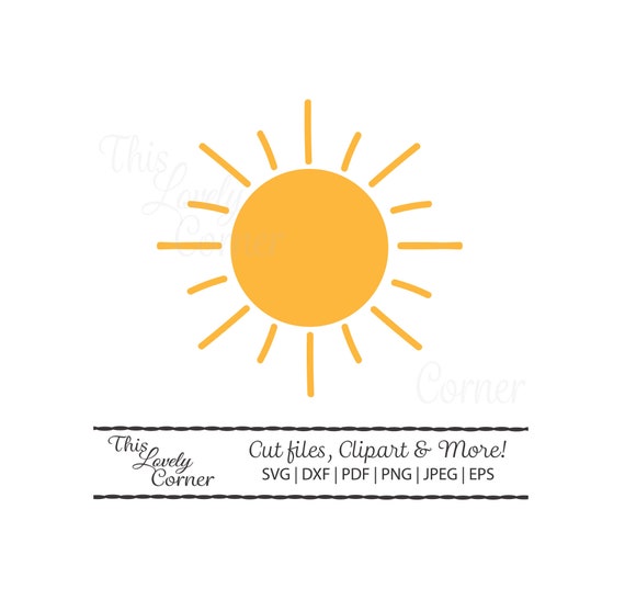 Download Sun Summer Svg Cut File Cricut Silhouette Cutting File For Etsy