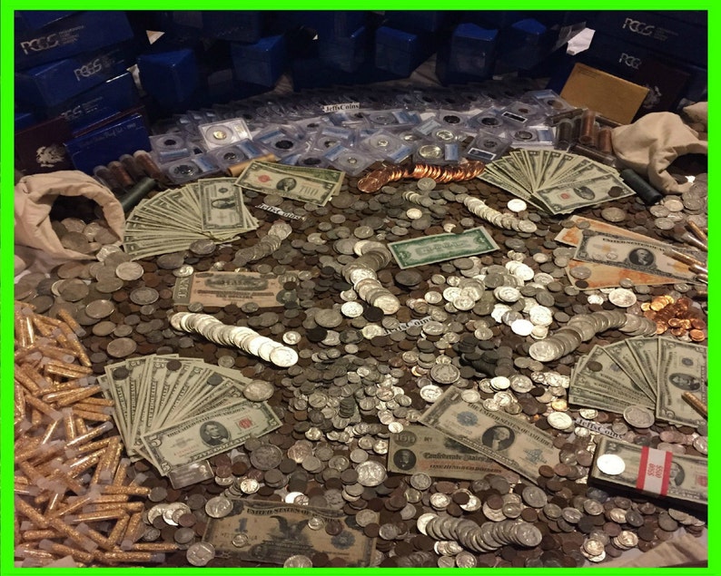 OLD ESTATE US COIN LOT SALE GOLD SILVER CURRENCY SALE HOARD PROOF COLLECTION