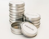 Magnetic Pill Or Vitamin Containers Pill Case Pill Box Pill Organizer Pill Container Pillbox 7 Day Pill Box Vitamin Container