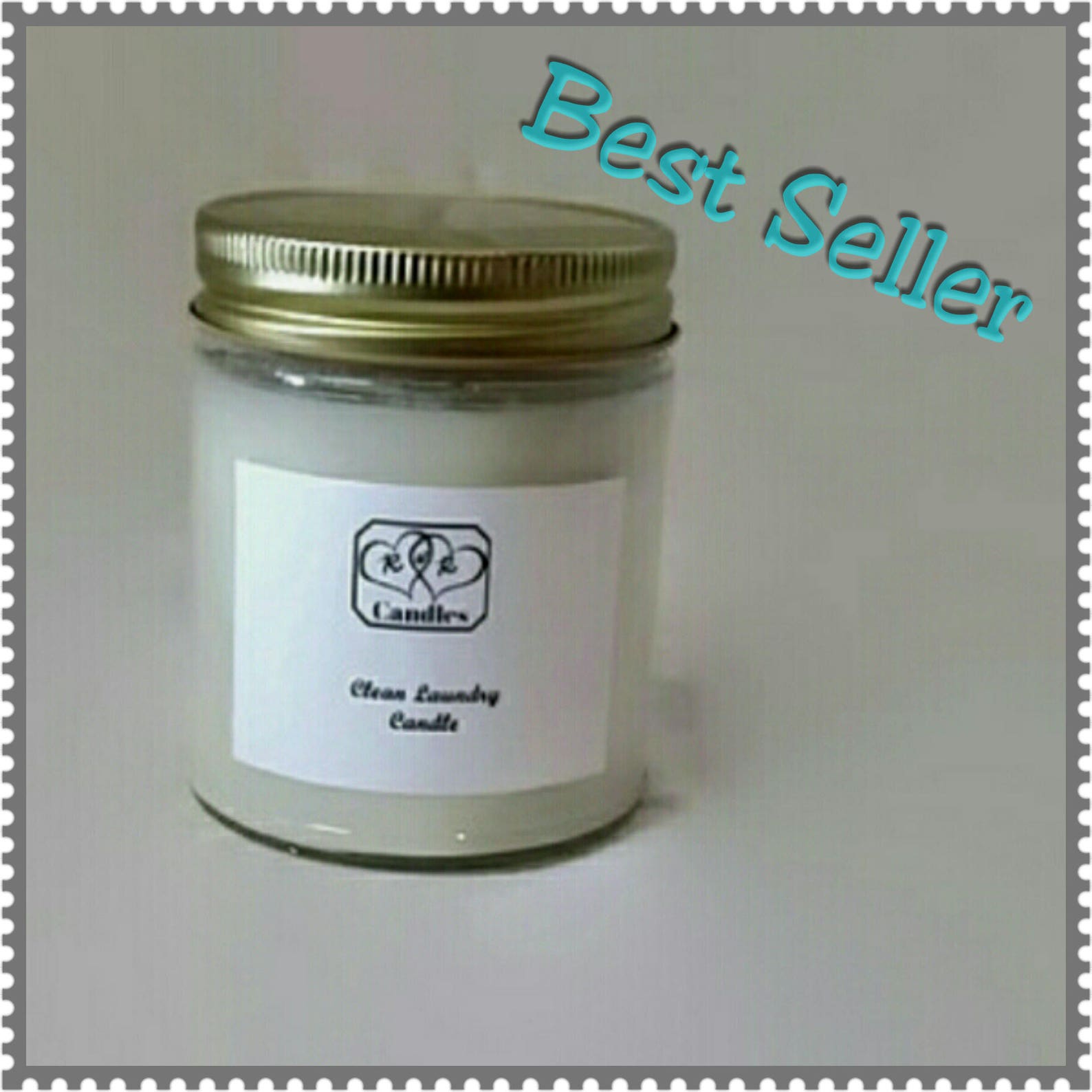 Clean laundry laundry scented candle fresh linen scent | Etsy
