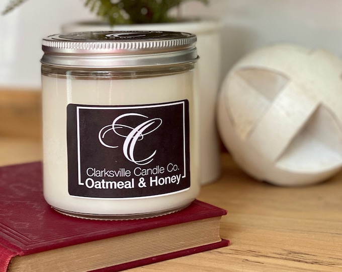 Oatmeal & Honey All Natural Soy Candle 6oz