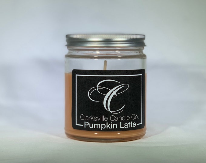Pumpkin Latte  All Natural Soy Candle 6oz