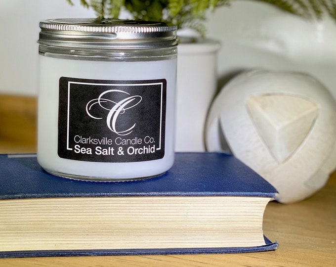 Sea Salt and Orchid All Natural Soy Candle 6oz