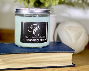 Rosemary Mint All Natural Soy Candle 6oz