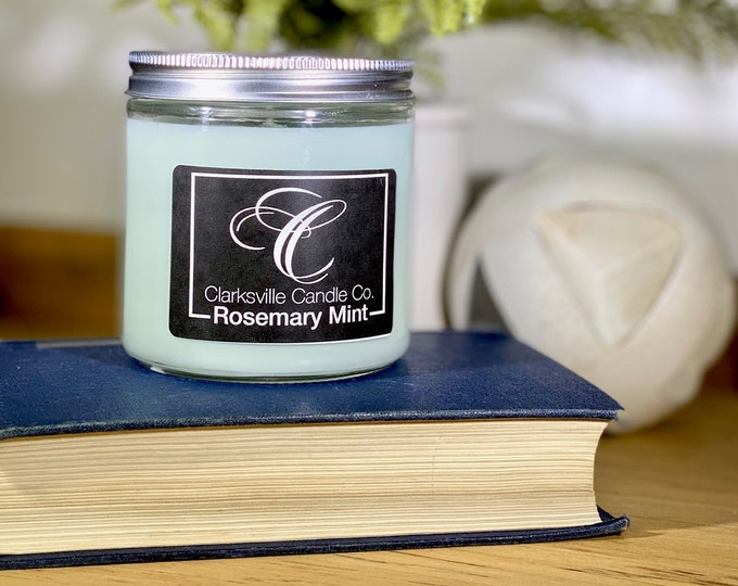 Rosemary Mint All Natural Soy Candle 12oz