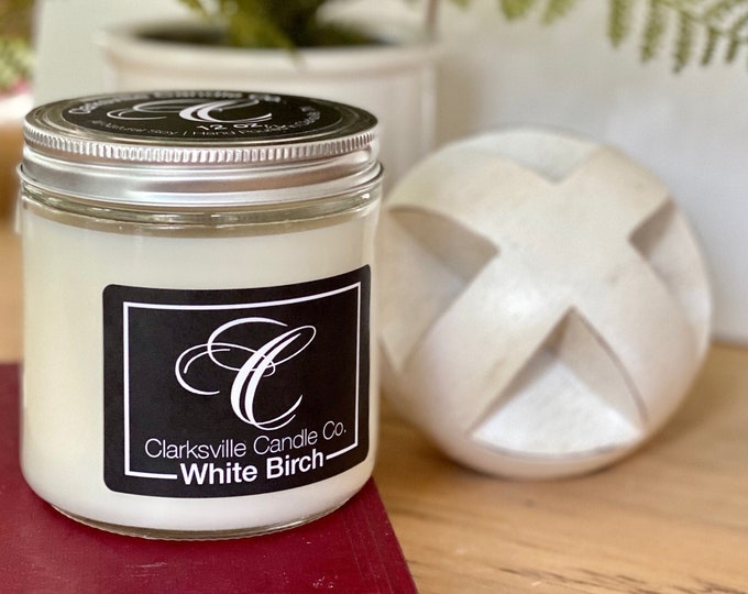 White Birch All Natural Soy Candle 6oz