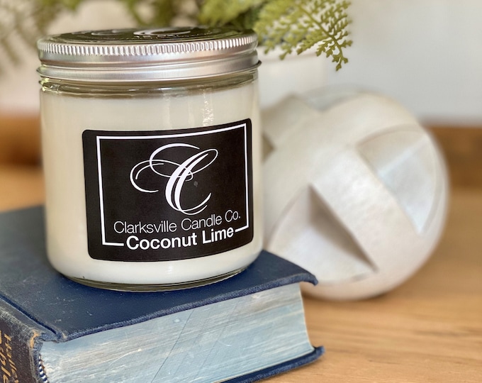 Coconut Lime All Natural Soy Candle 12oz