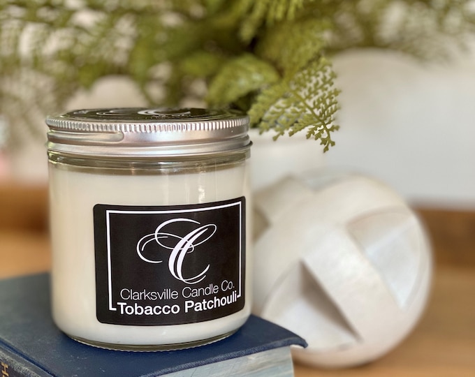 Tobacco Patchouli All Natural Soy Candle 6oz