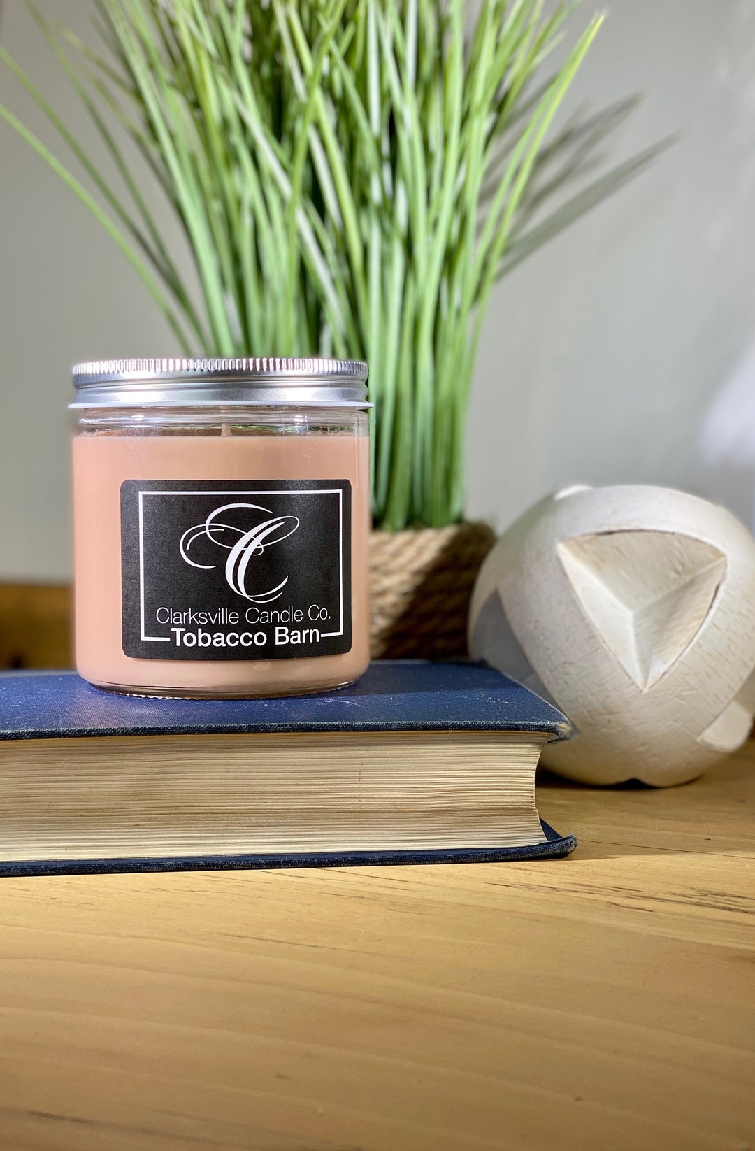 tobacco barn candle Luxury Soy & Beeswax Blend - Double Crackling Wooden Wick - Cherry Pipe toxic burn Burn Time Something Special introduces Dark Fired