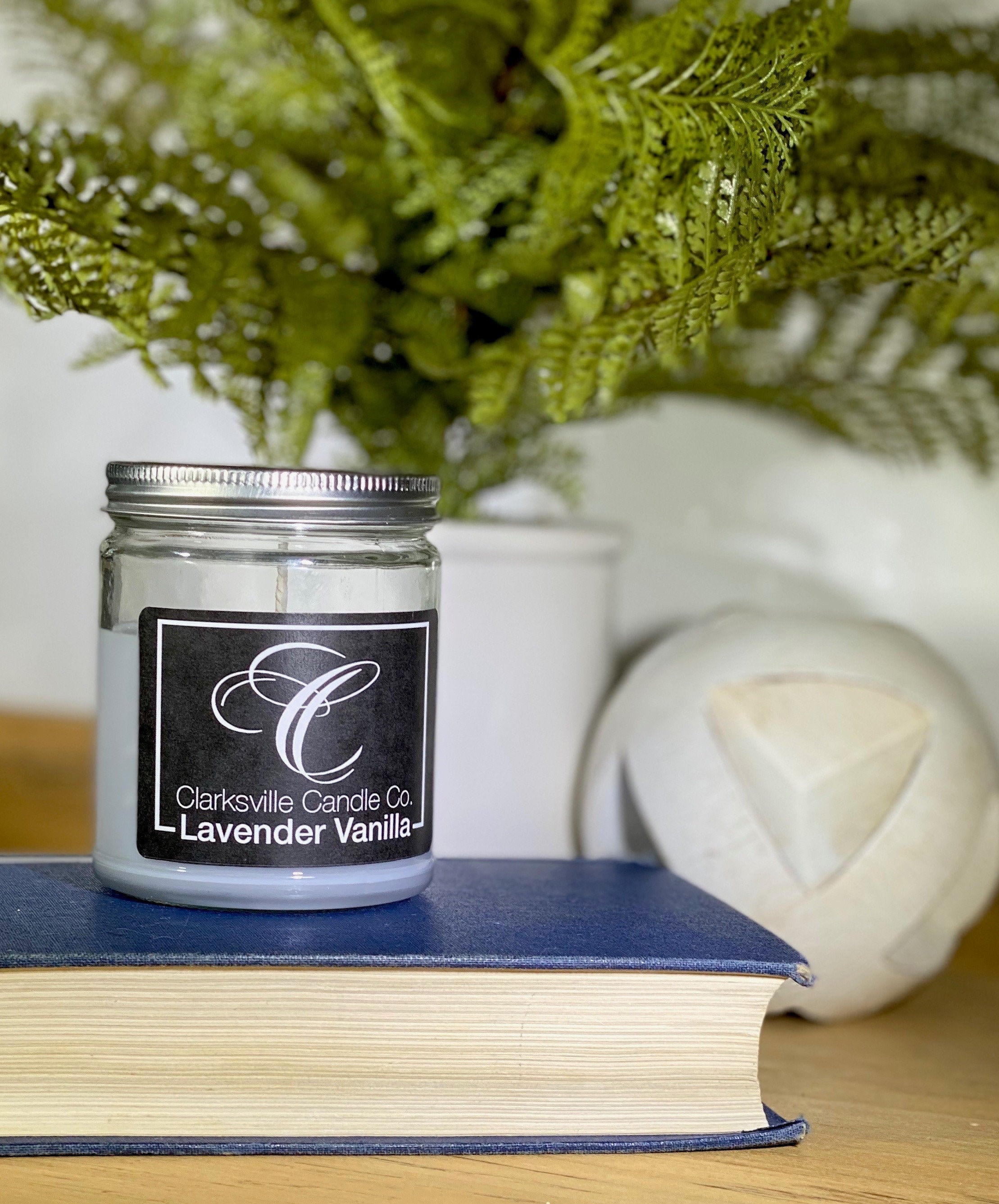 Lavender Vanilla All Natural Soy Candle 12oz