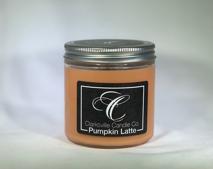 Pumpkin Latte  All Natural Soy Candle 12oz