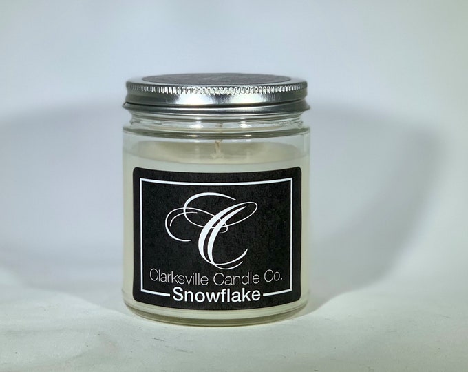 Snowflake All Natural Soy Candle 6oz