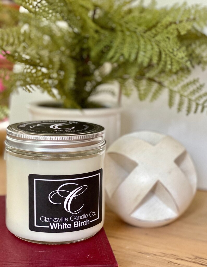 White Birch All Natural Soy Candle 12oz