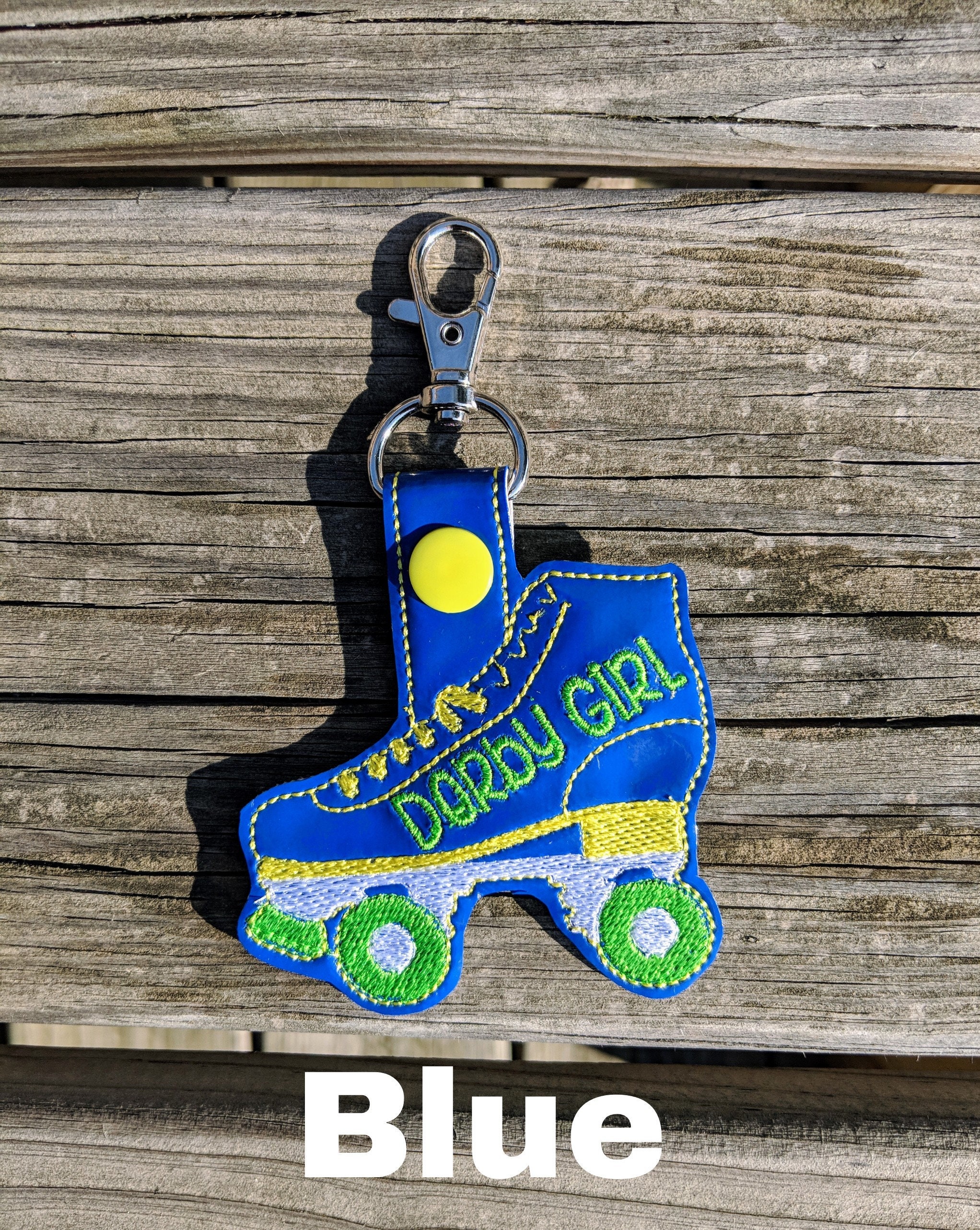 Roller Skate Keychain Roller Derby Keychain Roller Skate Etsy