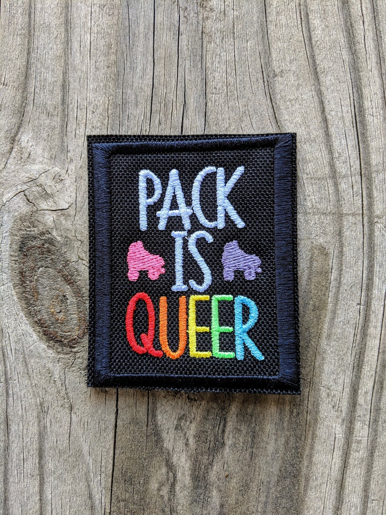 Pack is Queer Patch, Roller Derby Patch, Roller Derby Charm, LBGTQ Patch, Pride Patch, Pride charm, Rainbow Roller Derby, Queer Black