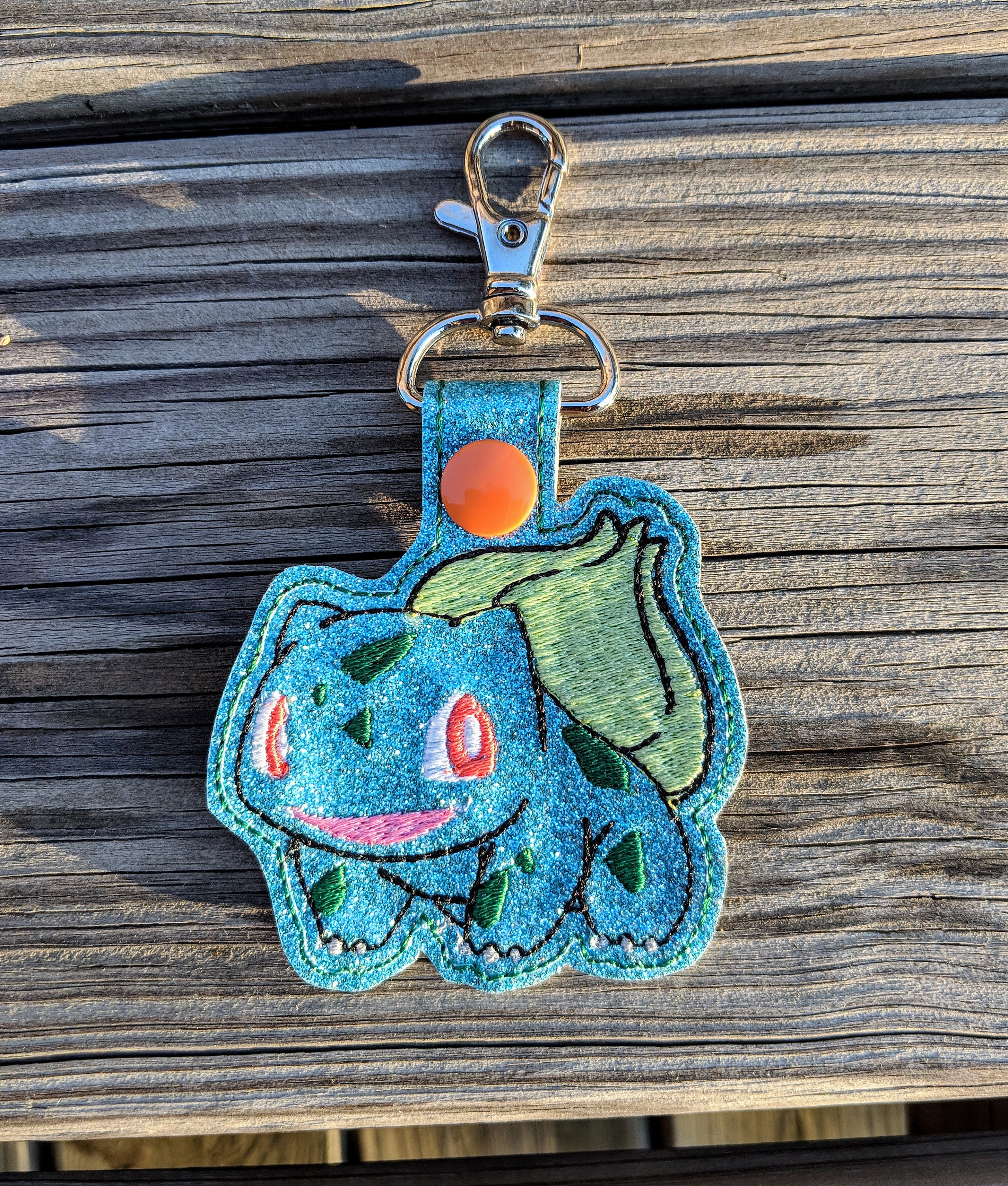 Bulbasaur Keychain, Bulbasaur Keyfob, Pokemon Keychain, Pokemon Charm ...