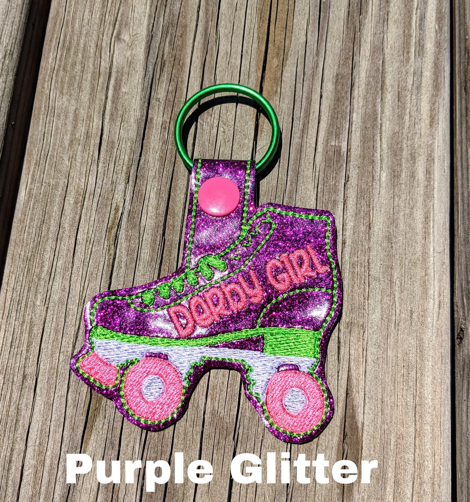 Roller Skate Keychain Roller Derby Keychain Roller Skate Etsy