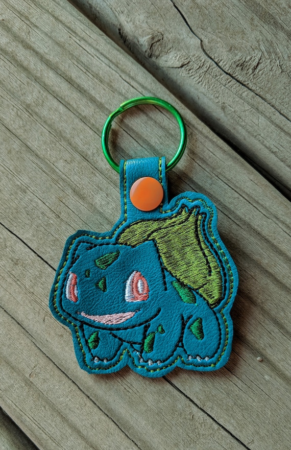 Bulbasaur Keychain Bulbasaur Keyfob Pokemon Keychain Etsy