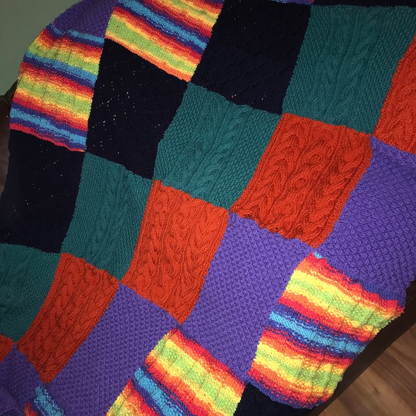 Patchwork Blanket & Throw (2 different patterns)