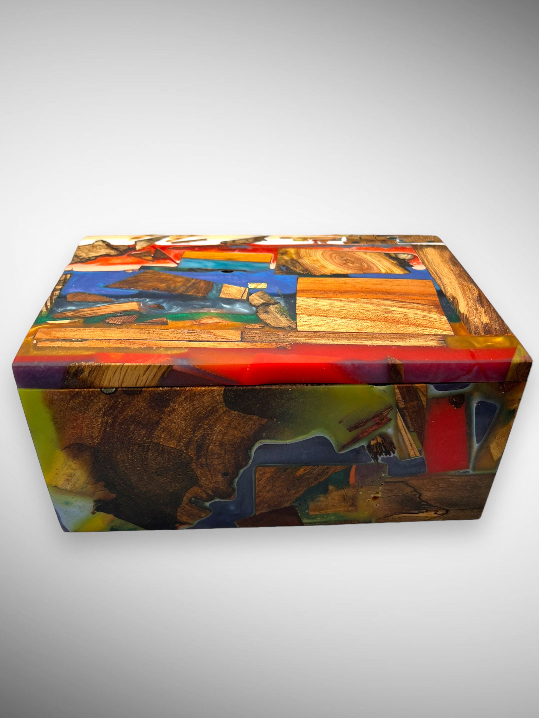 Extra Large Colorful Nightstand Wood Box - Etsy