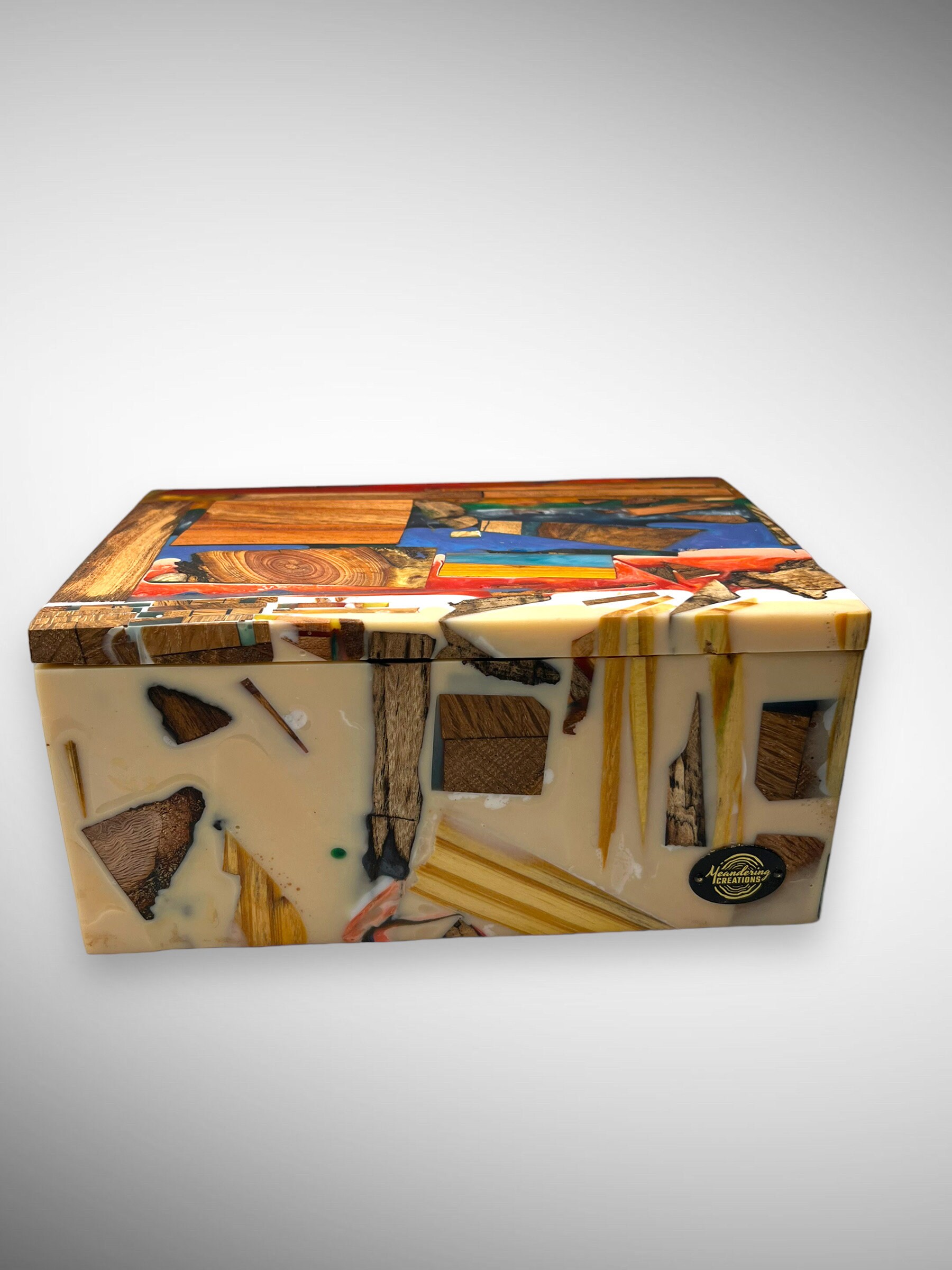 Extra Large Colorful Nightstand Wood Box - Etsy