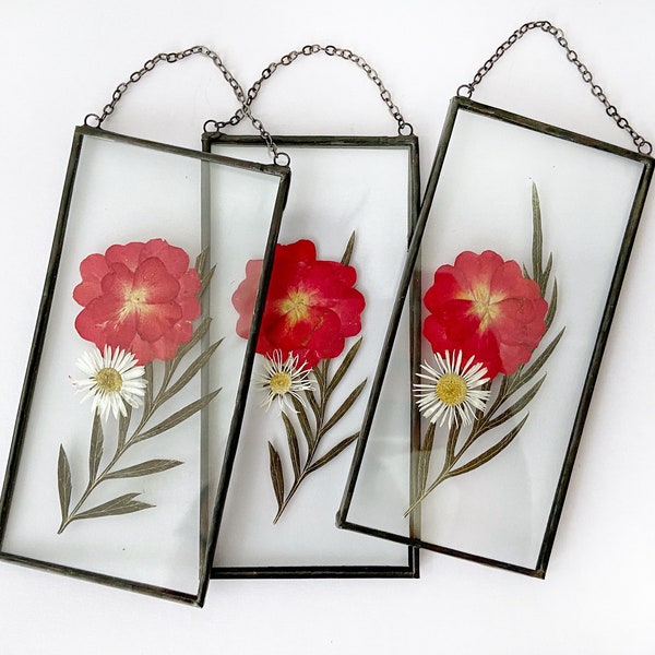 Pressed Flower Stained Glass Etsy