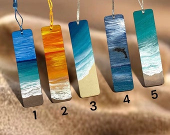 Hand Painted Wooden Bookmark