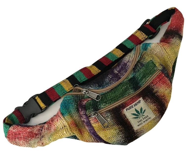 Multicolored Hemp Fannypack