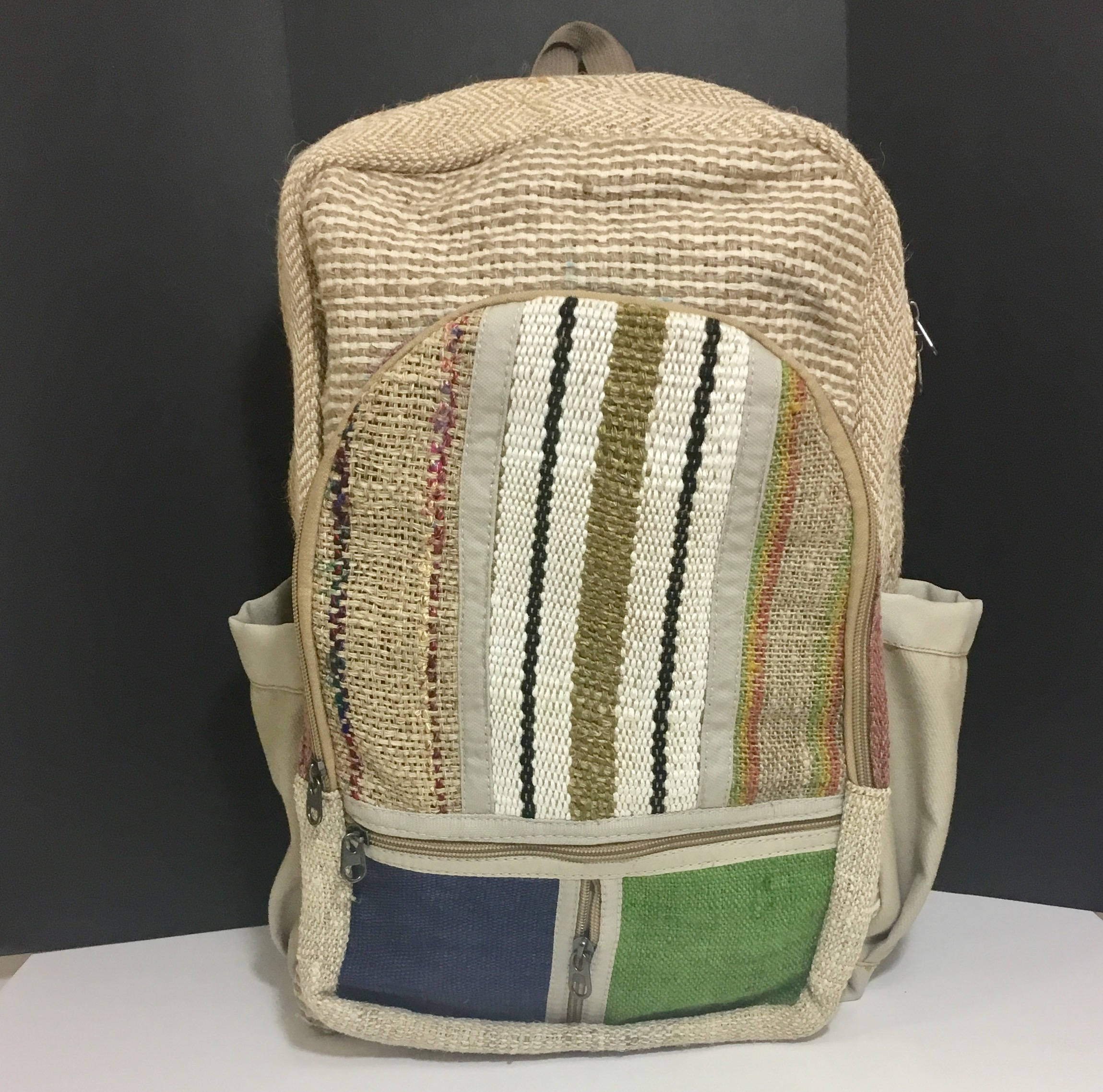 Large Hemp Backpack Etsy