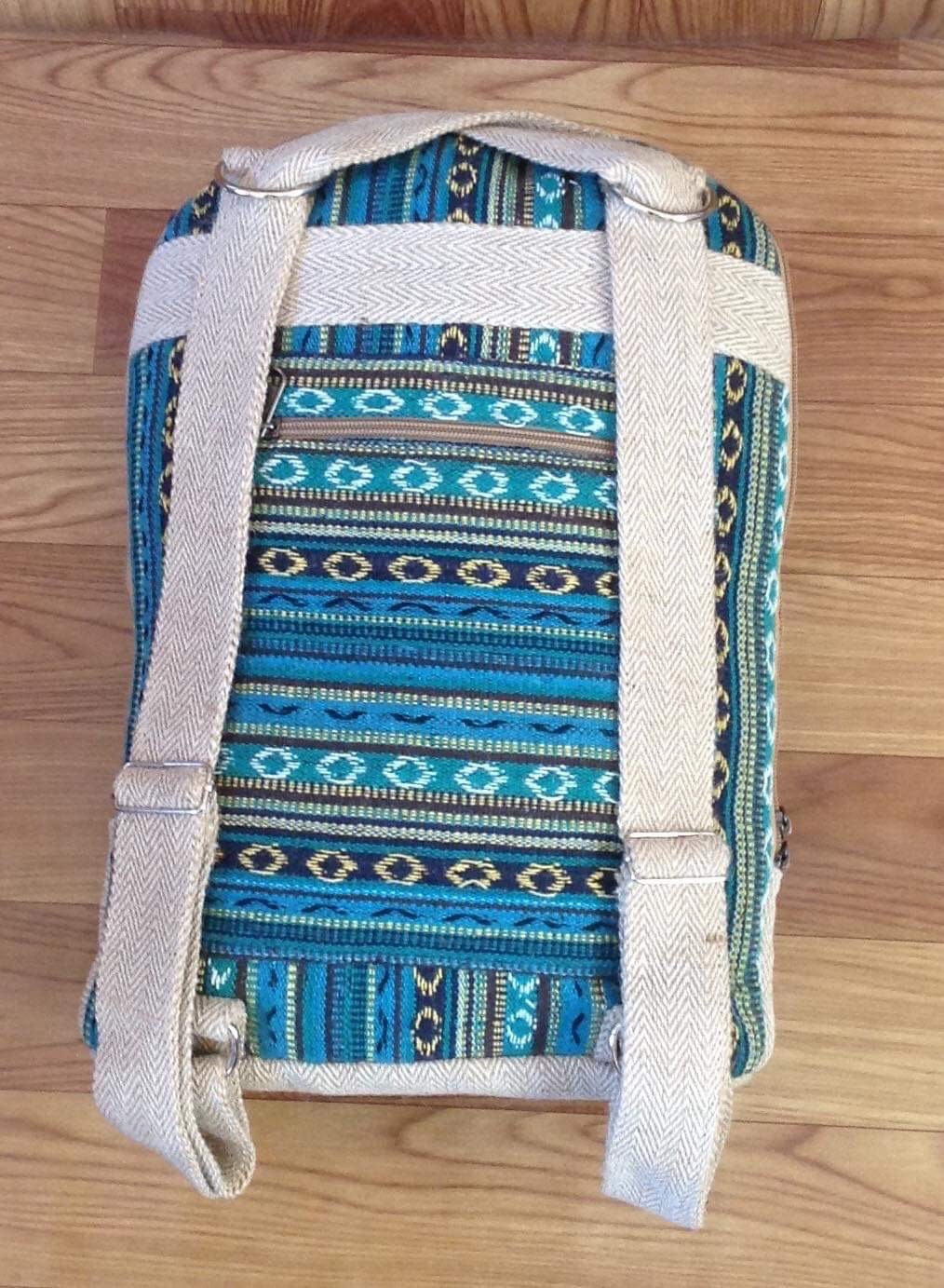 Mochila de cáñamo vegana grande Etsy