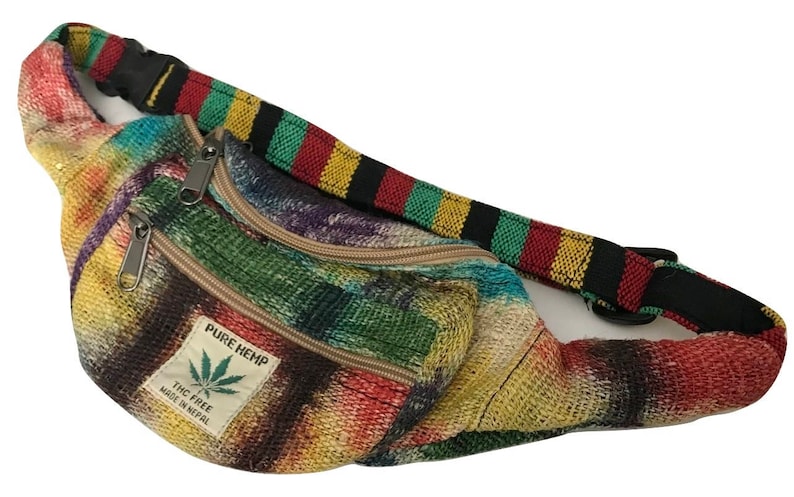 Multicolored Hemp Fannypack
