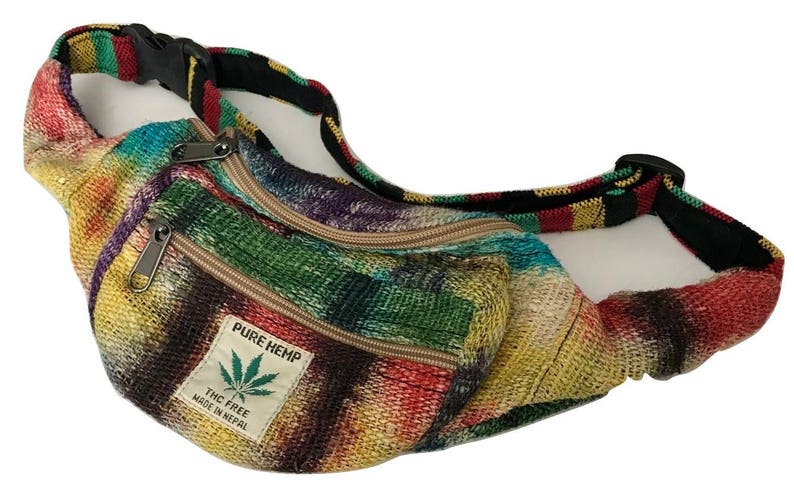 Multicolored Hemp Fannypack