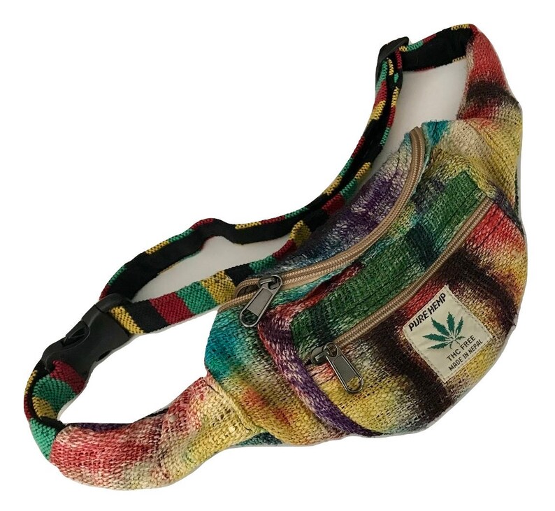 Multicolored Hemp Fannypack