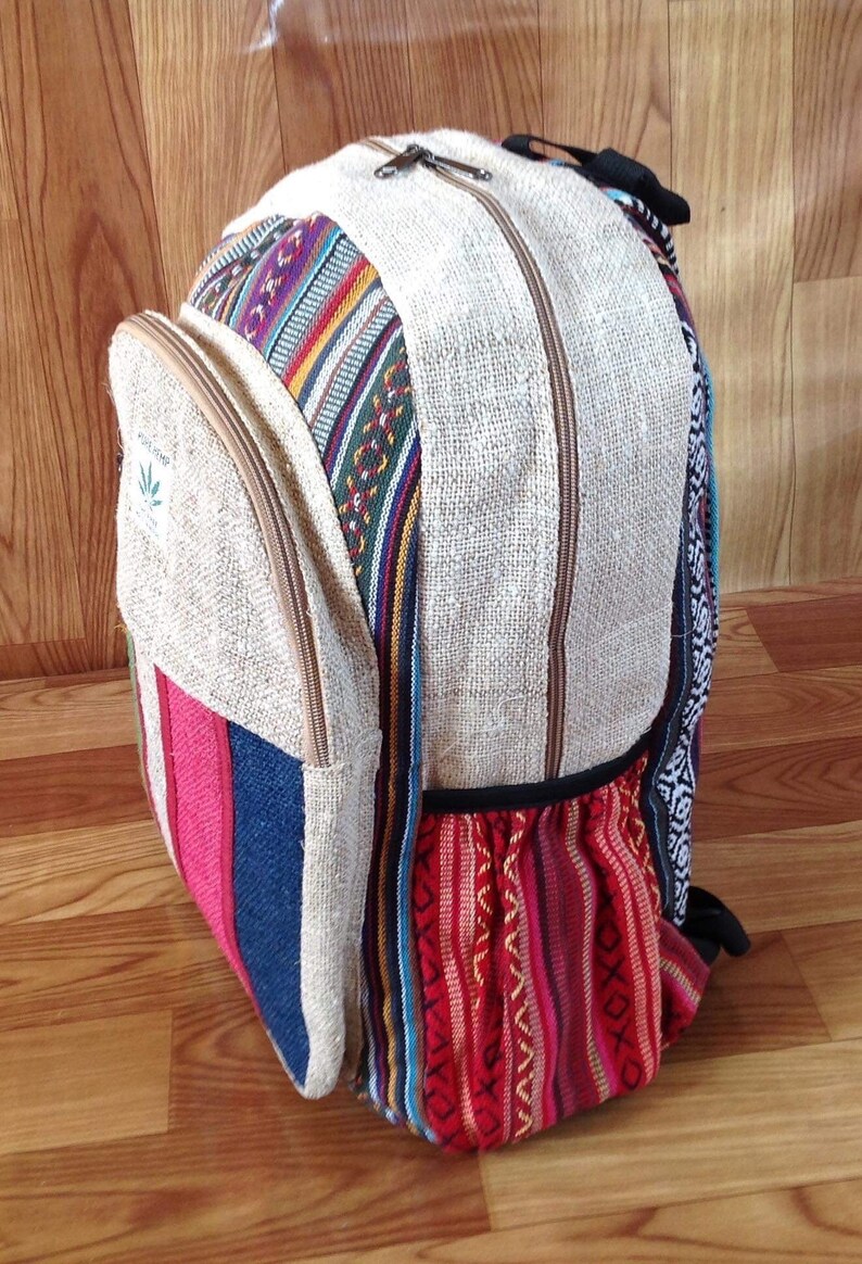 Vegan Large Hemp Backpack