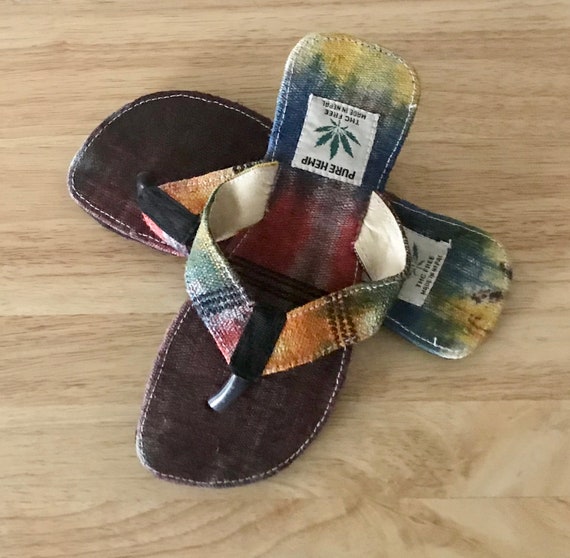 hemp flip flops