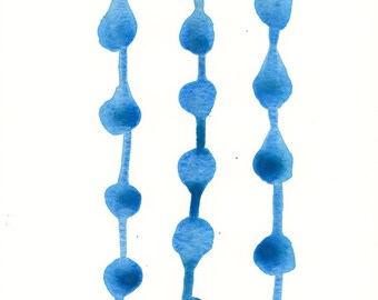 Connect the Dots 5 Abstract Watercolor Painting